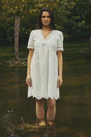 Robe patineuse Renette - Blanc