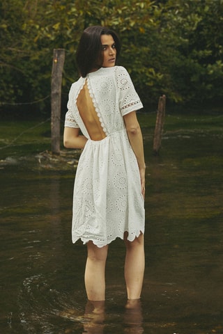 Robe patineuse Renette - Blanc