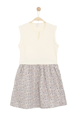Vestido estilo patinadora Relury - Branco