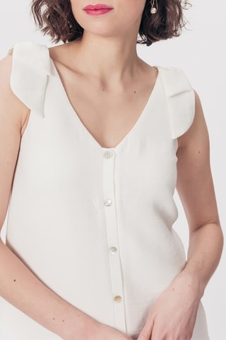 Blouse-jurk Ragatine Ivoorkleurig