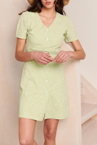 Robe chemise - 
Vert