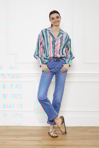 Chemise oversize Calissa - Rose
