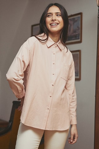 Camisa oversize Candide - Rosa