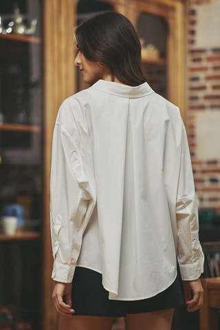 Chemisier oversize Constance - Blanc