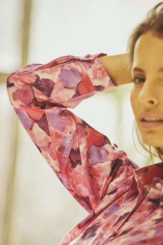 Camisa oversize Charlotte - Fúcsia