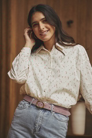 Camisa Charmeuse - Branco