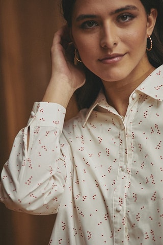 Camisa Charmeuse - Branco