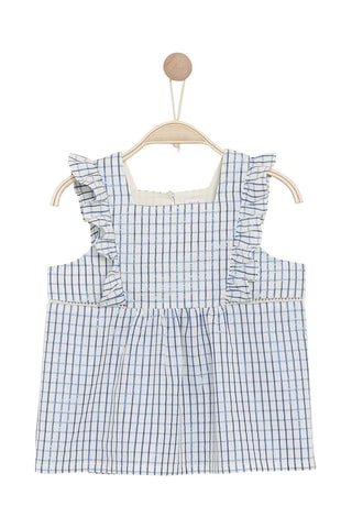Blusa Cichy - Azul e branco