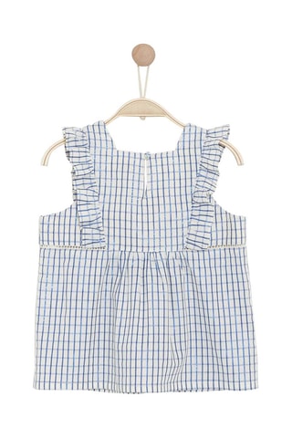 Blusa Cichy - Azul e branco