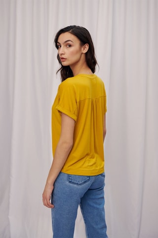 T-shirt oversize Ayden - Amarelo