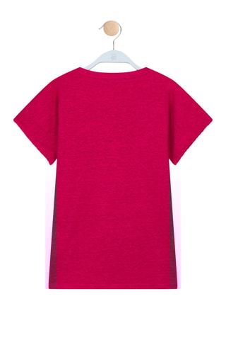 T-shirt em linho Ankety - Fúcsia
