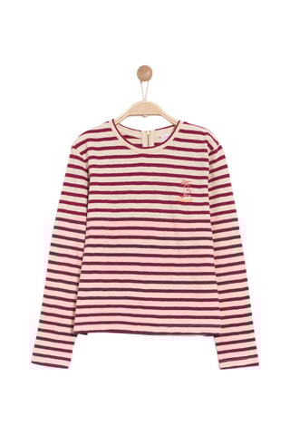 T-shirt Stripy - Vermelho