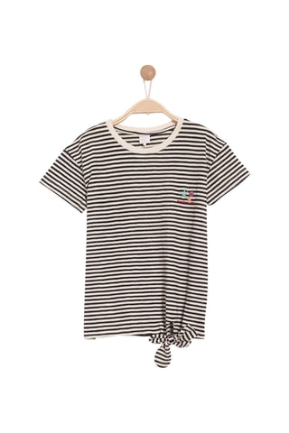 T-shirt atado Anahy - Preto