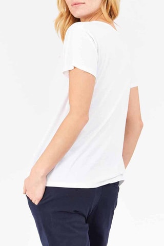 T-shirt atado Alvaro - Branco