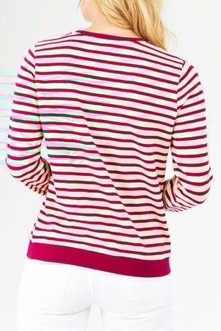 Sweat Bege e vermelho
