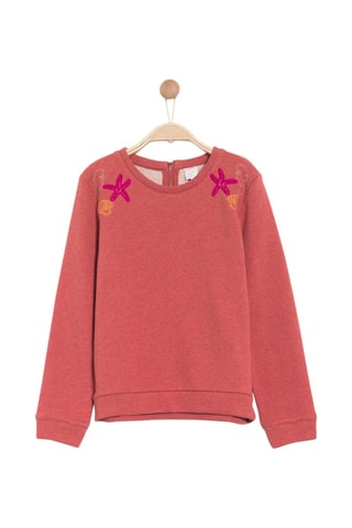 Sweat Shelly - Vermelho-tijolo