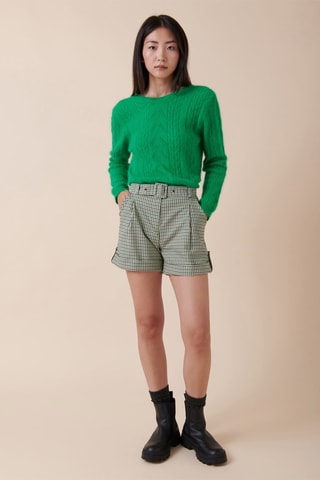 Short taille haute Ice - Vert menthe