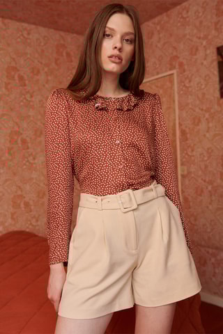 Short taille haute Illumine - Ivoire