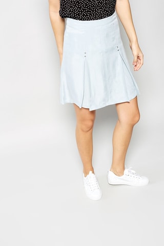 Saia estilo patinadora Juno - Azul-claro