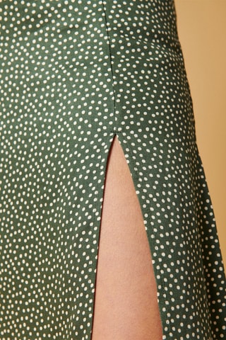 Jupe droite taille haute Jacinto - Kaki