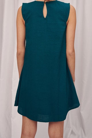 Trapezium Jurk - 
Blauw