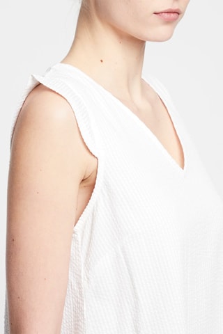Trapezium Jurk - 
Wit