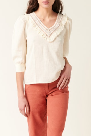 Blouse - 
Blanc