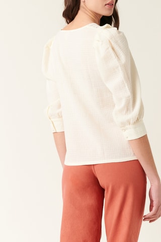 Blouse - 
Blanc