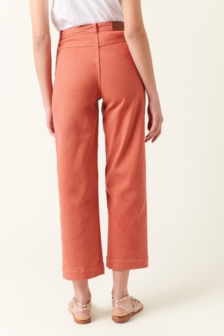 Pantalon en coton biologique - 
Orange