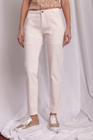 Calças chino - 
Nude