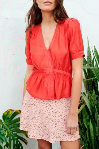 Top - 
Vermelho