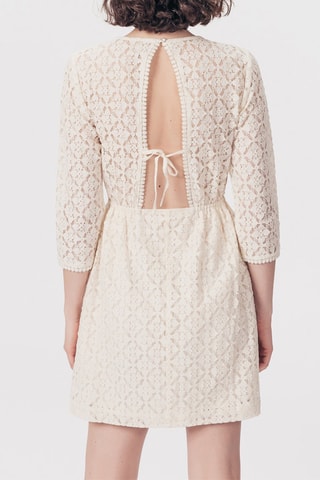 Robe patineuse en dentelle Reve Ivoire