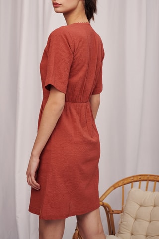 Robe chemise - 
Cuivré