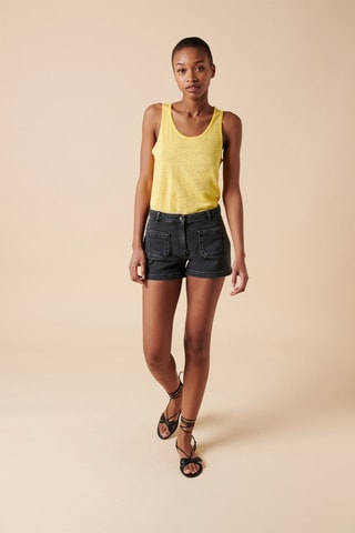 Camisola de alças Angele - Amarelo