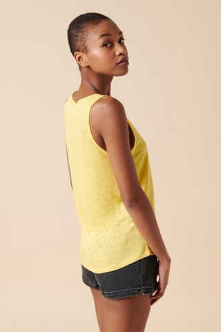 Camisola de alças Angele - Amarelo