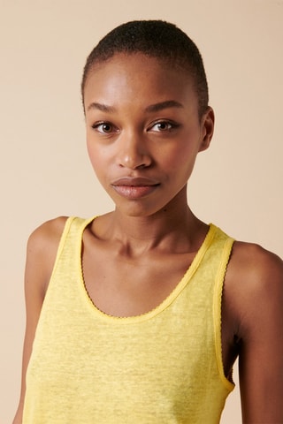 Camisola de alças Angele - Amarelo