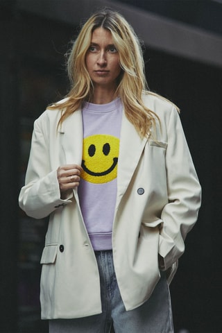 Casaco oversize Vegas - Bege