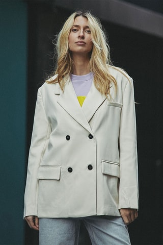 Casaco oversize Vegas - Bege