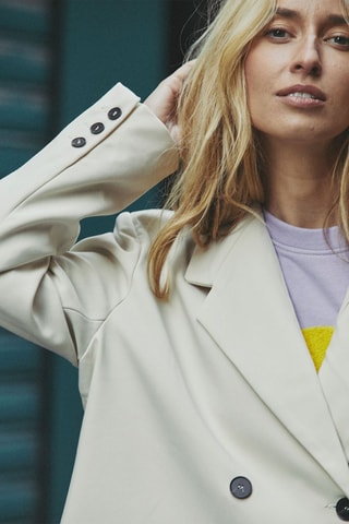 Casaco oversize Vegas - Bege