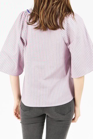Blusa Tamara - Rosa e azul