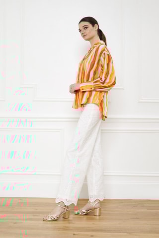 Camisa oversize Calissa - Laranja
