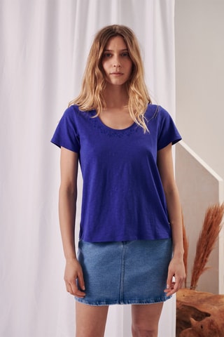 T-shirt Augure - Azul