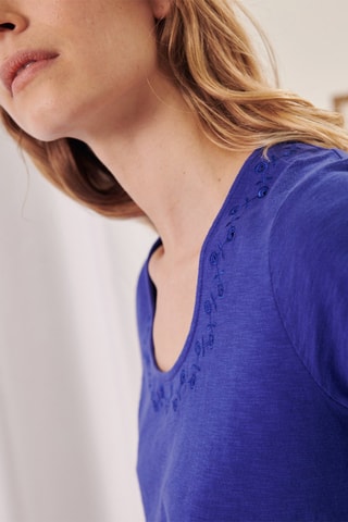 T-shirt Augure - Azul