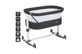 Berço co-sleeping Vivaldi Cinzento
