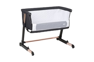 Berço co-sleeping Together Preto e dourado
