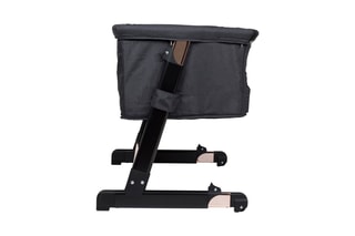 Berço co-sleeping Together Preto e dourado