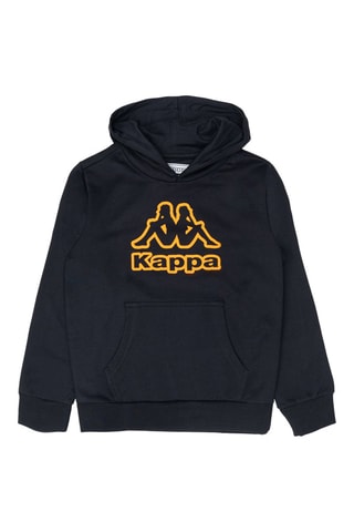 Sweat à capuche Noir et orange