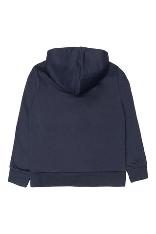 Sweat à capuche Bleu marine et jaune