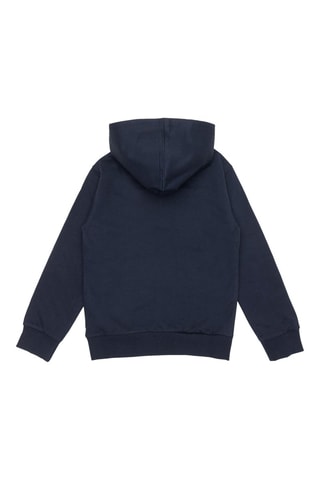Sweat à capuche Bleu marine et blanc