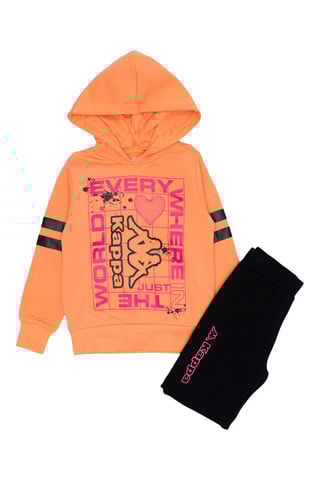 Sweat et jogging - Abricot et noir